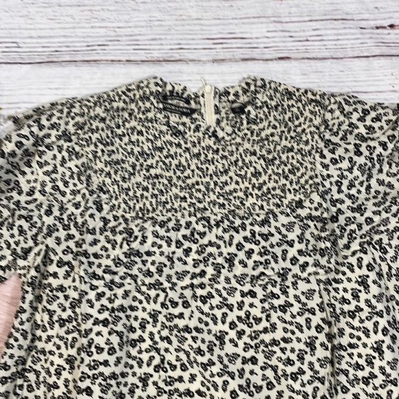 NWT Scotch and Soda short flowy dress with smock and frill detail - Picture 11 of 11